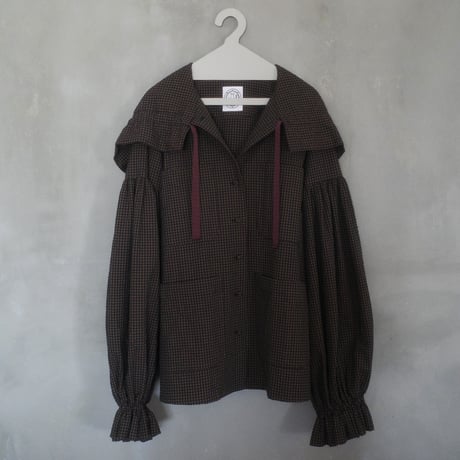 Long Way Home Blouse Jacket - forest check