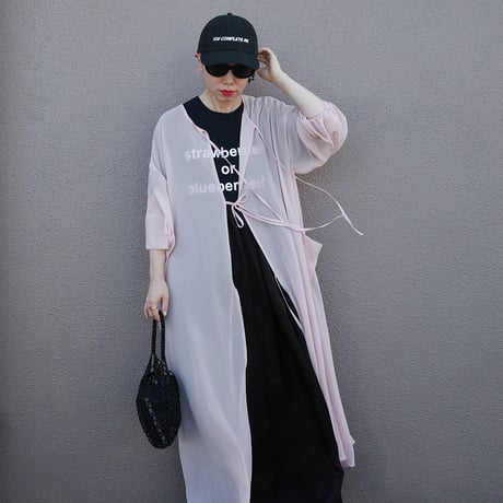 “TEA BREAK” 2WAY GOWN DRESS - pink