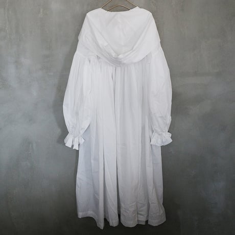 CANDY SLEEVE ANORAK？ DRESS - WHITE