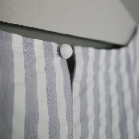 PARASOL STRIPES TUCK DRESS - cloudy gray