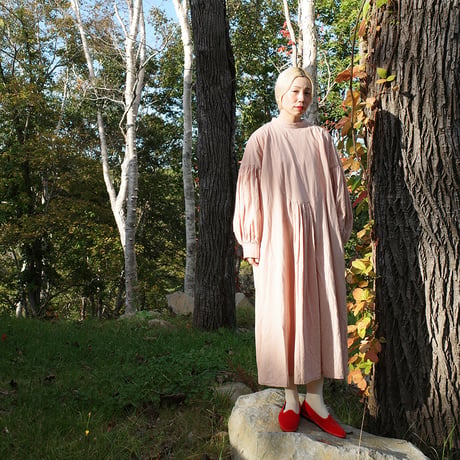 NEIGHBOR’S TEA TOWEL DRESS - PINK
