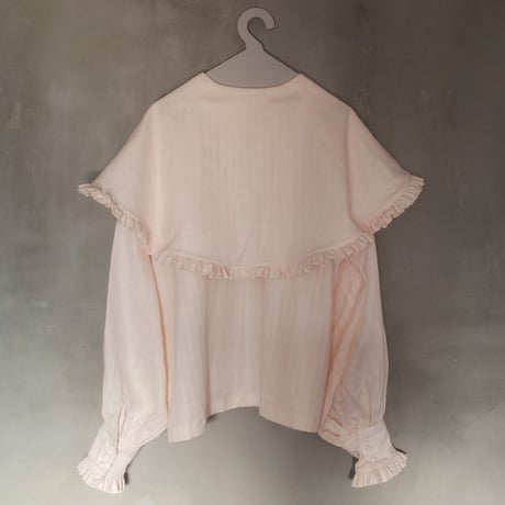 【4/6〜再予約販売】 SHELTER BLOUSE - pink