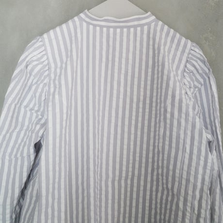 PARASOL STRIPES BLOUSE JACKET - cloudy gray