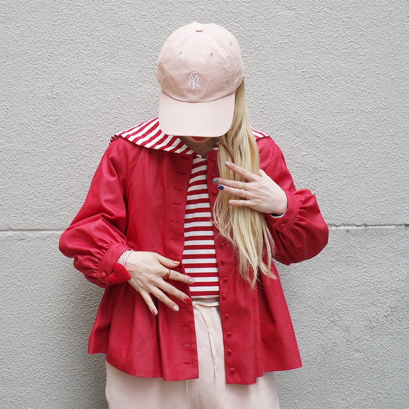 Zephyrus” first breath blouse jacket - red |
