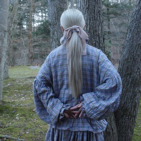 SEASON GAP LAB. check frill blouse - 01