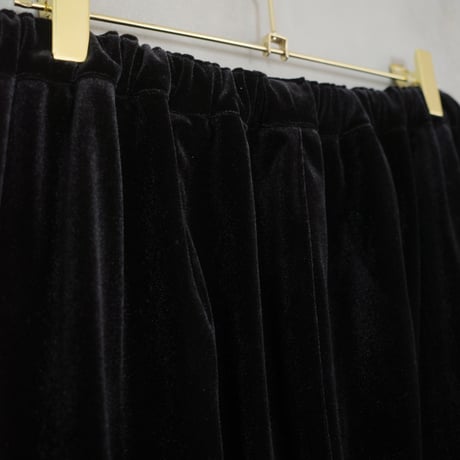 GO GO VINTAGE!  VELOUR PANTS  - onyx