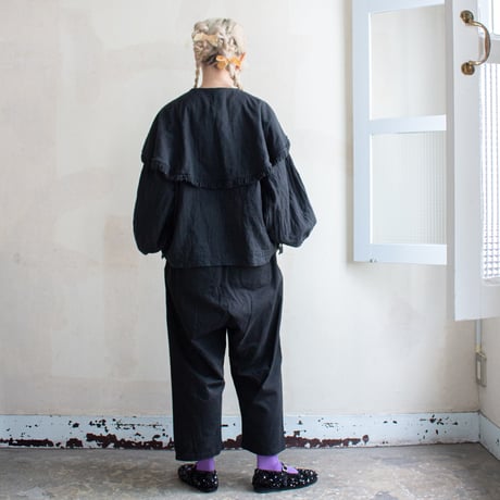 MANY MANY MOON PANTS - BLACK MOON