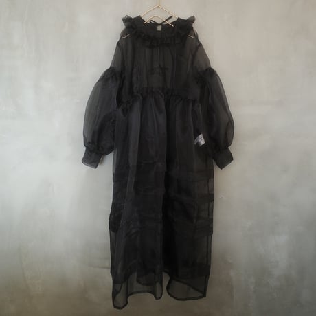 DOLL ORGANZA TUCK DRESS