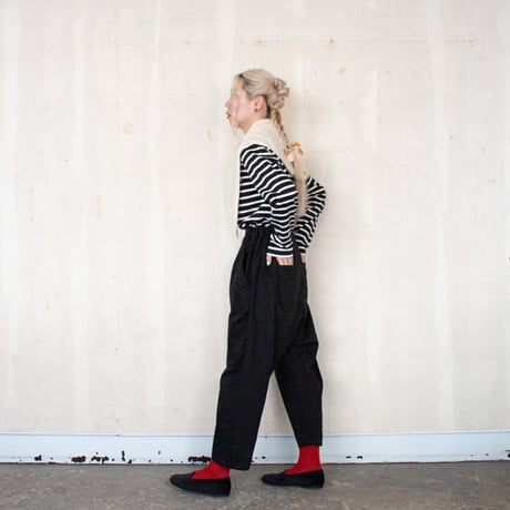 MANY MANY MOON PANTS - BLACK MOON