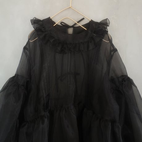 DOLL ORGANZA TUCK DRESS