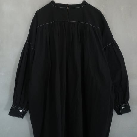NEIGHBOR’S TEA TOWEL DRESS - BLACK