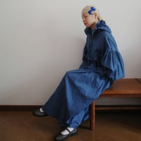 CANDY SLEEVE ANORAK？ DRESS - BLUE