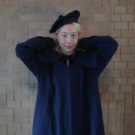 First Quarter MOON DRESS - NAVY