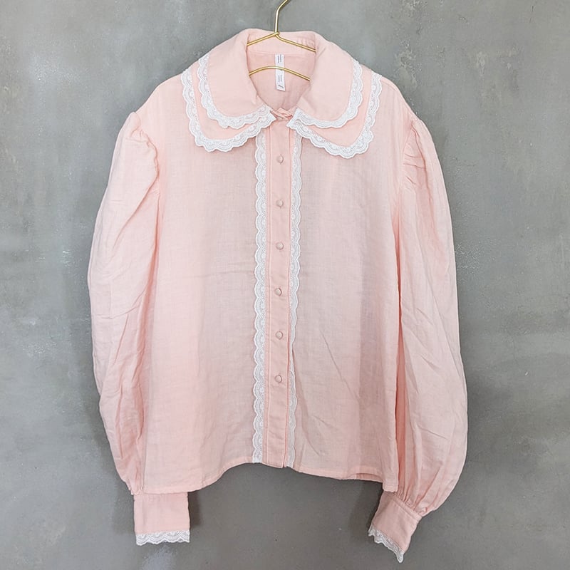GO GO VINTAGE! BLOUSE - PINK | madder madder