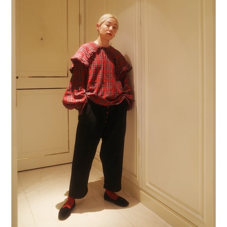 MANY MANY MOON PANTS -  RED MOON