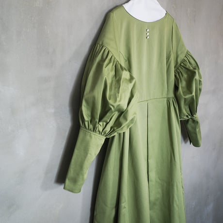 “BOUQUET” lots of little happiness DRESS - GREEN