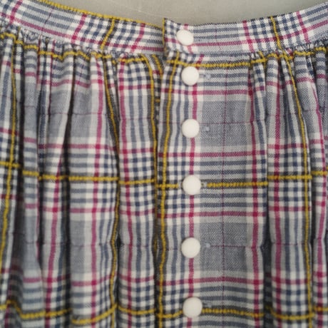 SEASON GAP LAB. check skirt-01