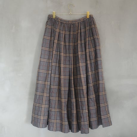SEASON GAP LAB. check skirt-03