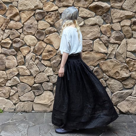 TUCK VEIL-TUNIC-SKIRT