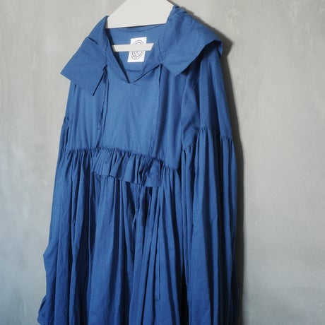 CANDY SLEEVE ANORAK？ DRESS - BLUE