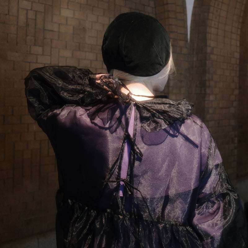 DOLL ORGANZA TUCK DRESS | madder madder