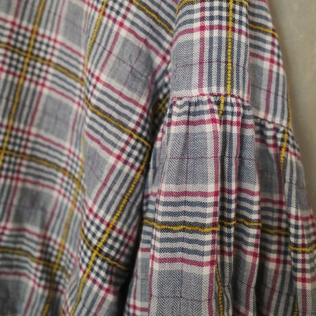 SEASON GAP LAB. check frill blouse - 01