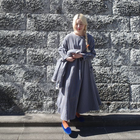 ON/OFF CHECK 182 DRESS - SEASIDE SUNRISE