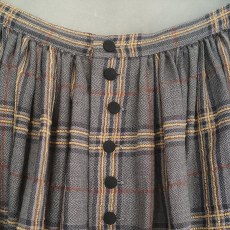 SEASON GAP LAB. check skirt-03