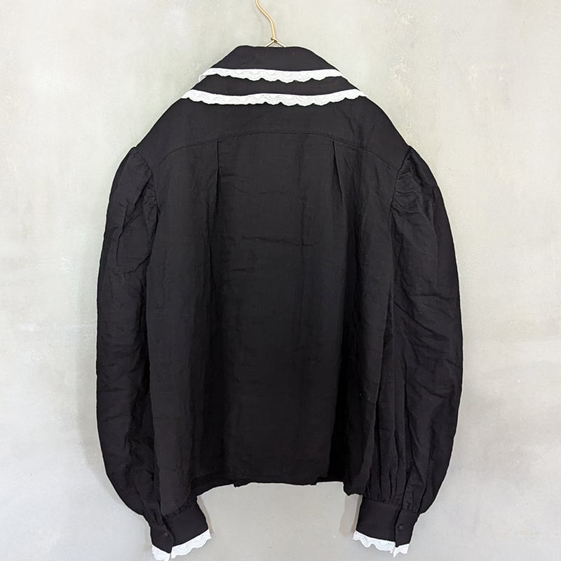 GO GO VINTAGE! BLOUSE - BLACK&WHITE | madder ma