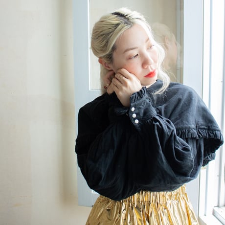 SHELTER BLOUSE - black hole