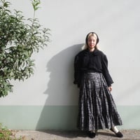 LUCKY PAISLEY DANDAN SKIRT -Moon light river