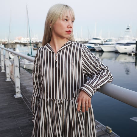 大人気完売品 madder madder 夏の波のドレス ワンピース ストライプ 大人気完売品 madder madder 夏の波のドレス ワンピース ストライプ