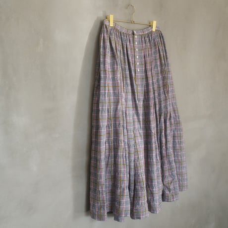 SEASON GAP LAB. check skirt-01