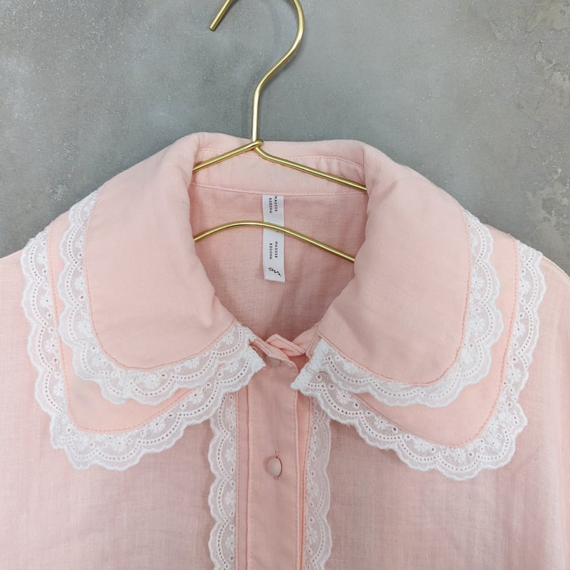 トップス madder madder GO GO VINTAGE! BLOUSE GO GO VINTAGE! BLOUSE - PINK | madder madder