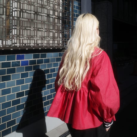 “Zephyrus” first breath  blouse jacket - red