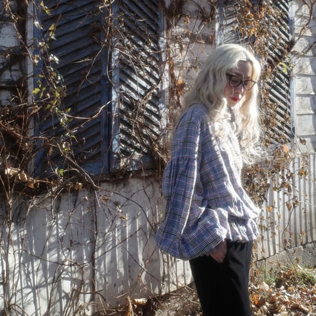 SEASON GAP LAB. check frill blouse - 01