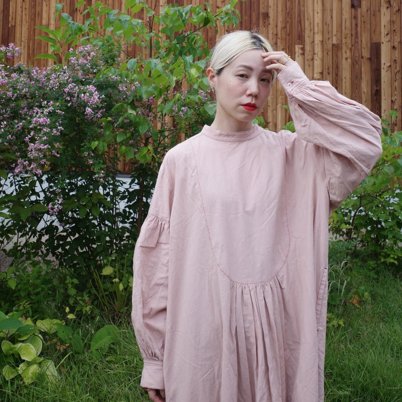 NEIGHBOR'S TEA TOWEL DRESS - PINK | madder madder