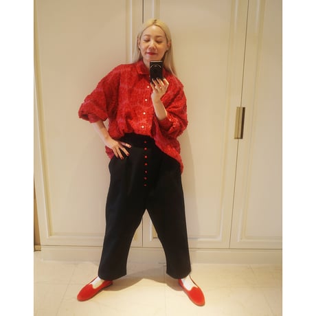 MANY MANY MOON PANTS -  RED MOON