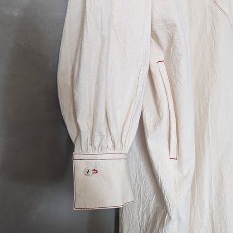NEIGHBOR’S TEA TOWEL DRESS - OFF WHITE