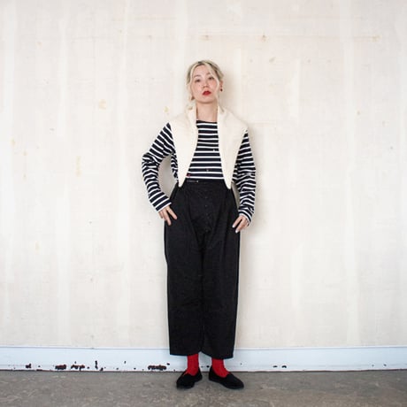 MANY MANY MOON PANTS - BLACK MOON