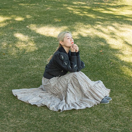 LUCKY PAISLEY DANDAN SKIRT - Moon light illusion