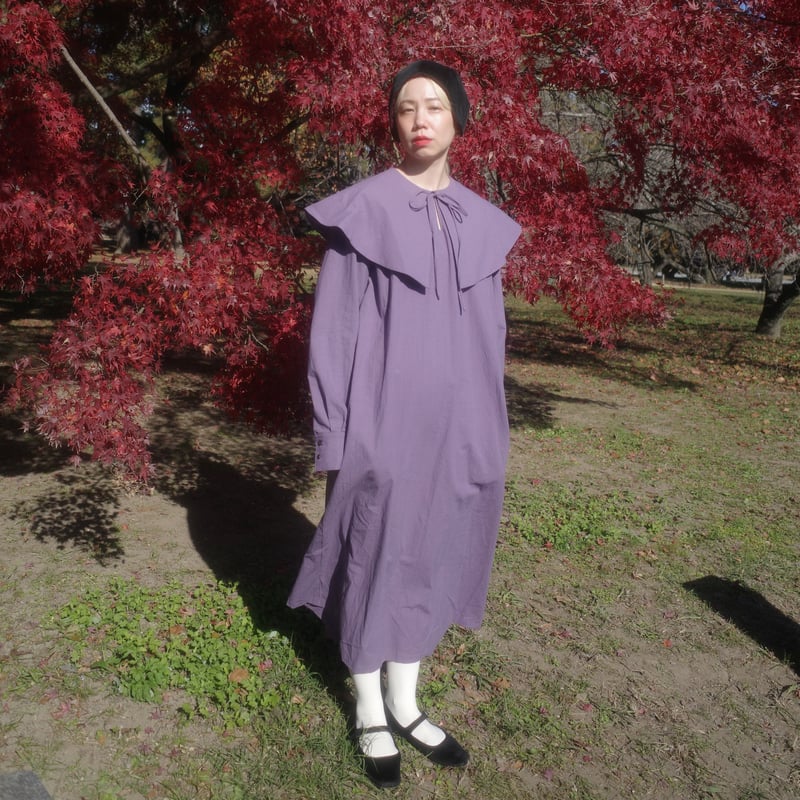 First Quarter MOON DRESS - PURPLE | madder madder