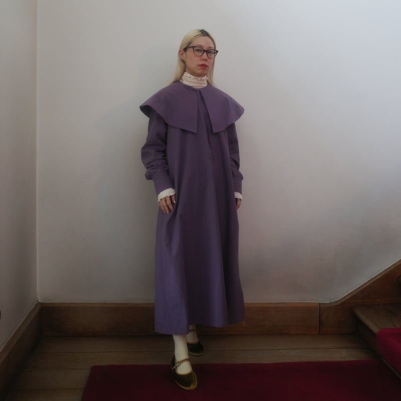 First Quarter MOON DRESS - PURPLE | madder madder