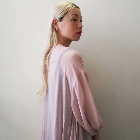“TEA BREAK” 2WAY GOWN DRESS - pink