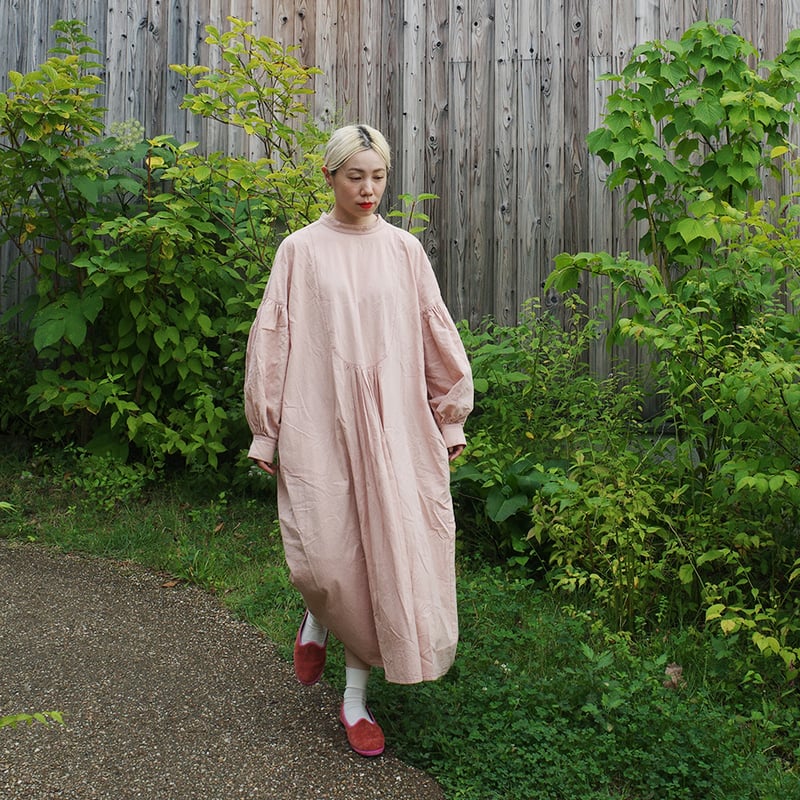 NEIGHBOR'S TEA TOWEL DRESS - PINK | madder madder