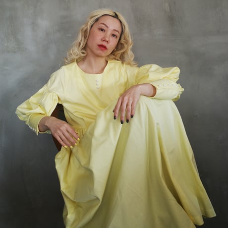 “BOUQUET” lots of little happiness DRESS - YELLOW