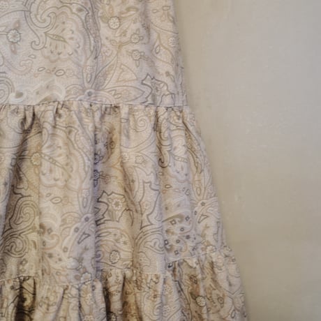 LUCKY PAISLEY DANDAN SKIRT - Moon light illusion