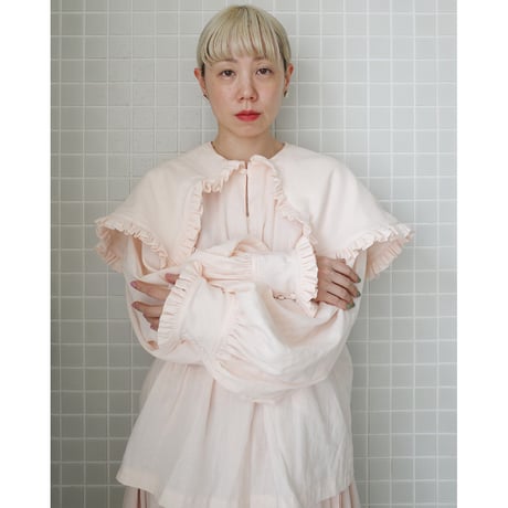 【4/6〜再予約販売】 SHELTER BLOUSE - pink