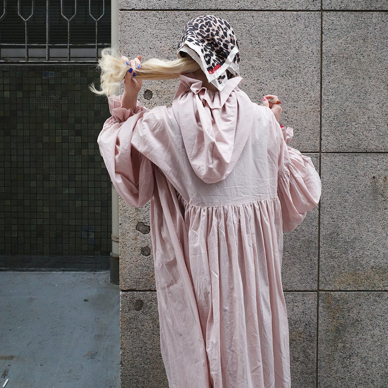 CANDY SLEEVE ANORAK？ DRESS - PINK | madder madder