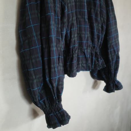 SEASON GAP LAB. check frill blouse - 02